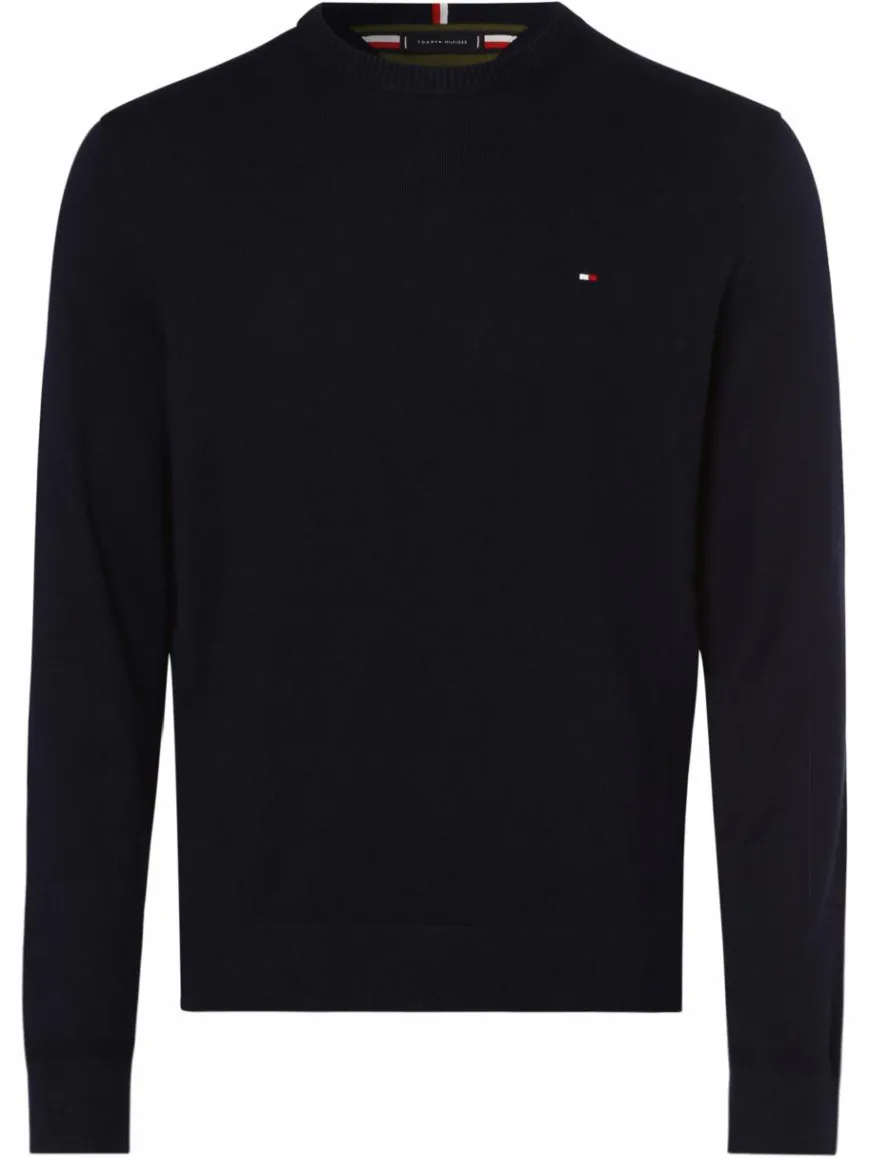 Tommy Hilfiger Pullover & Strickjacken*Herren Pullover mit Cashmere-Anteil marine uni