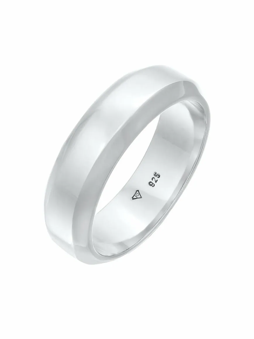 KUZZOI Schmuck*Herren Ring silber uni