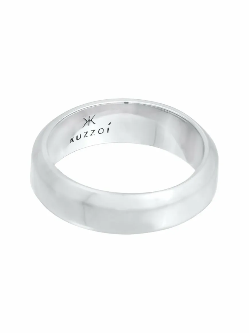 KUZZOI Schmuck*Herren Ring silber uni