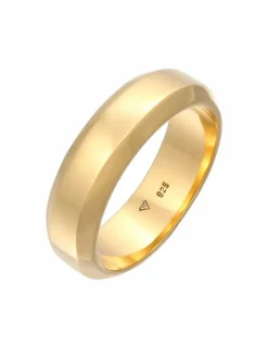 KUZZOI Schmuck*Herren Ring gold uni