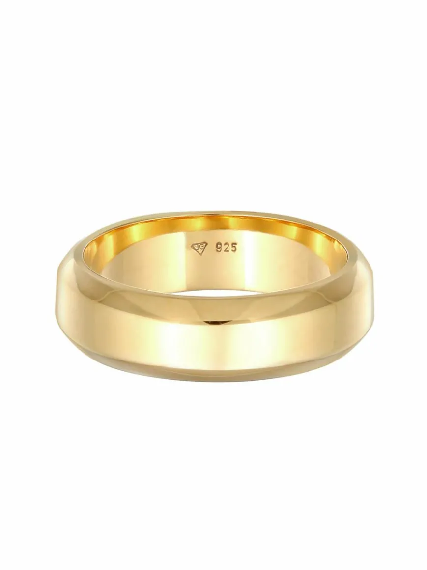 KUZZOI Schmuck*Herren Ring gold uni