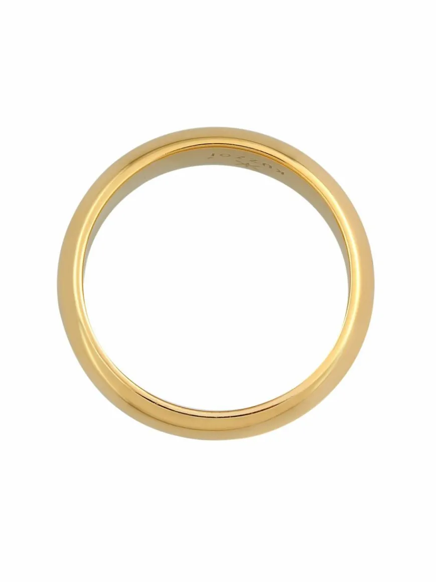KUZZOI Schmuck*Herren Ring gold uni