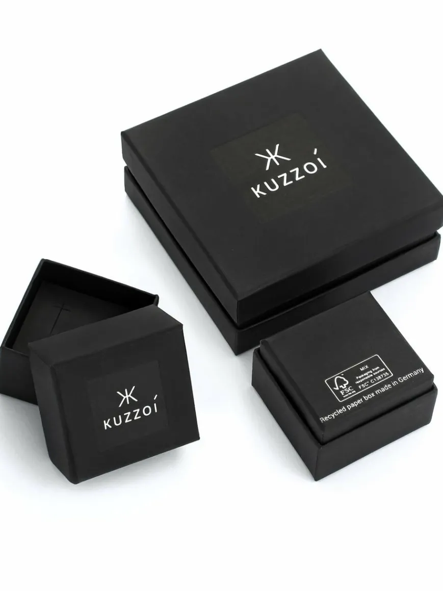 KUZZOI Schmuck*Herren Ring gold uni