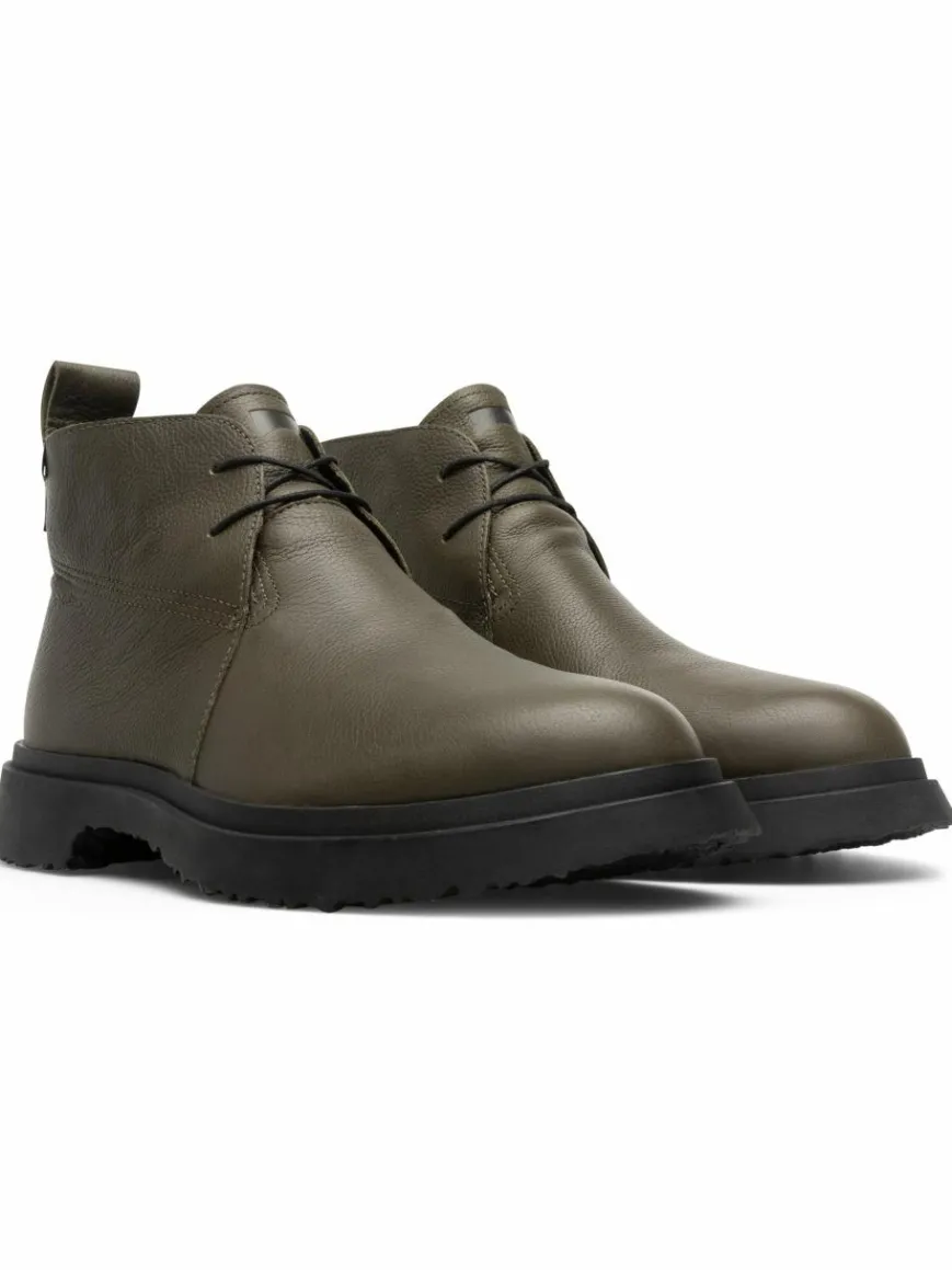 Camper Boots & Stiefeletten*Herren Schnürstiefel - Walden grün uni