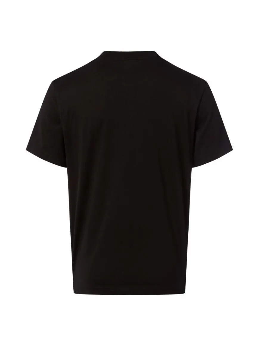 Lacoste Shirts & Tops*Herren T-Shirt schwarz mehrfarbig gemustert