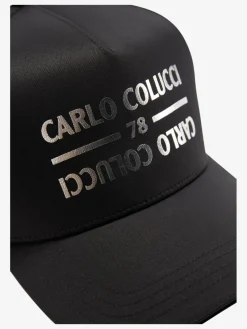 Carlo Colucci Mützen & Hüte*Herren, Unisex Baseball Cap - Comite schwarz uni
