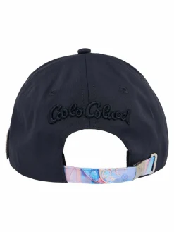 Carlo Colucci Mützen & Hüte*Herren, Unisex Baseball Cap - Eisendle blau gemustert