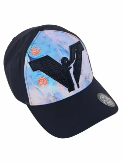 Carlo Colucci Mützen & Hüte*Herren, Unisex Baseball Cap - Eisendle blau gemustert