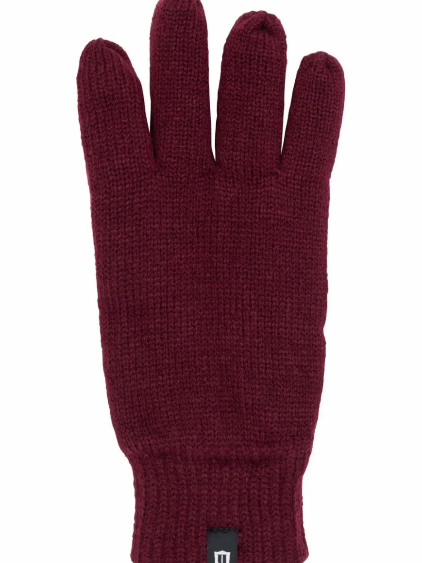 Indicode Handschuhe*Herren, Unisex Handschuhe - Jason bordeaux rot uni