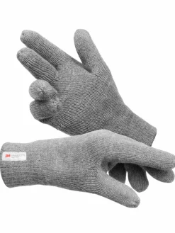 Indicode Handschuhe*Herren, Unisex Handschuhe - Jason grau uni