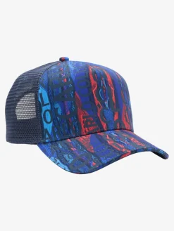 Carlo Colucci Mützen & Hüte*Herren, Unisex Trucker Cap - Cominato royal bedruckt