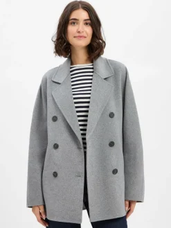 Marc O'Polo Jacken & Westen*Herren Wolljacke hellgrau meliert