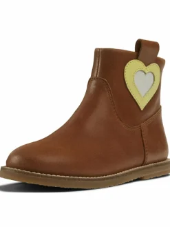 Camper Boots & Stiefeletten*Kinder Stiefeletten - Savina Twins braun uni