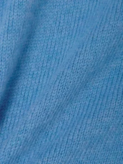 MAERZ Pullover & Strickjacken*Pullover aus Merinowolle blau uni