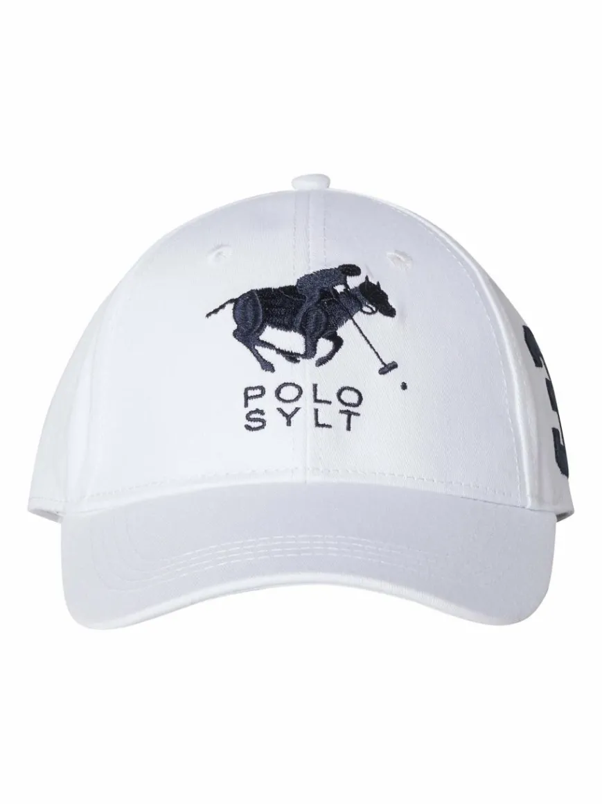 Polo Sylt Mützen & Hüte*Unisex Basecap weiß blau uni
