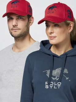 Polo Sylt Mützen & Hüte*Unisex Basecap bordeaux rot uni