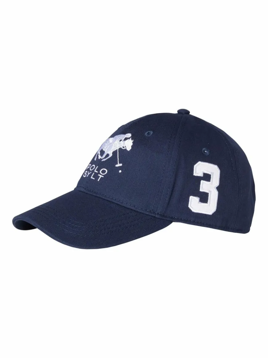 Polo Sylt Mützen & Hüte*Unisex Basecap blau weiß uni