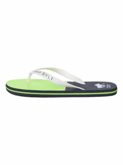 Polo Sylt Zehentrenner*Unisex Beach-Sandals erbse gemustert