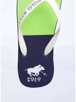 Polo Sylt Zehentrenner*Unisex Beach-Sandals erbse gemustert