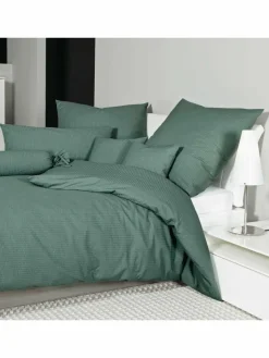 Janine Heimtextilien*Unisex Bettwäsche 1er Pack grün uni