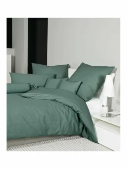 Janine Heimtextilien*Unisex Bettwäsche 1er Pack grün uni