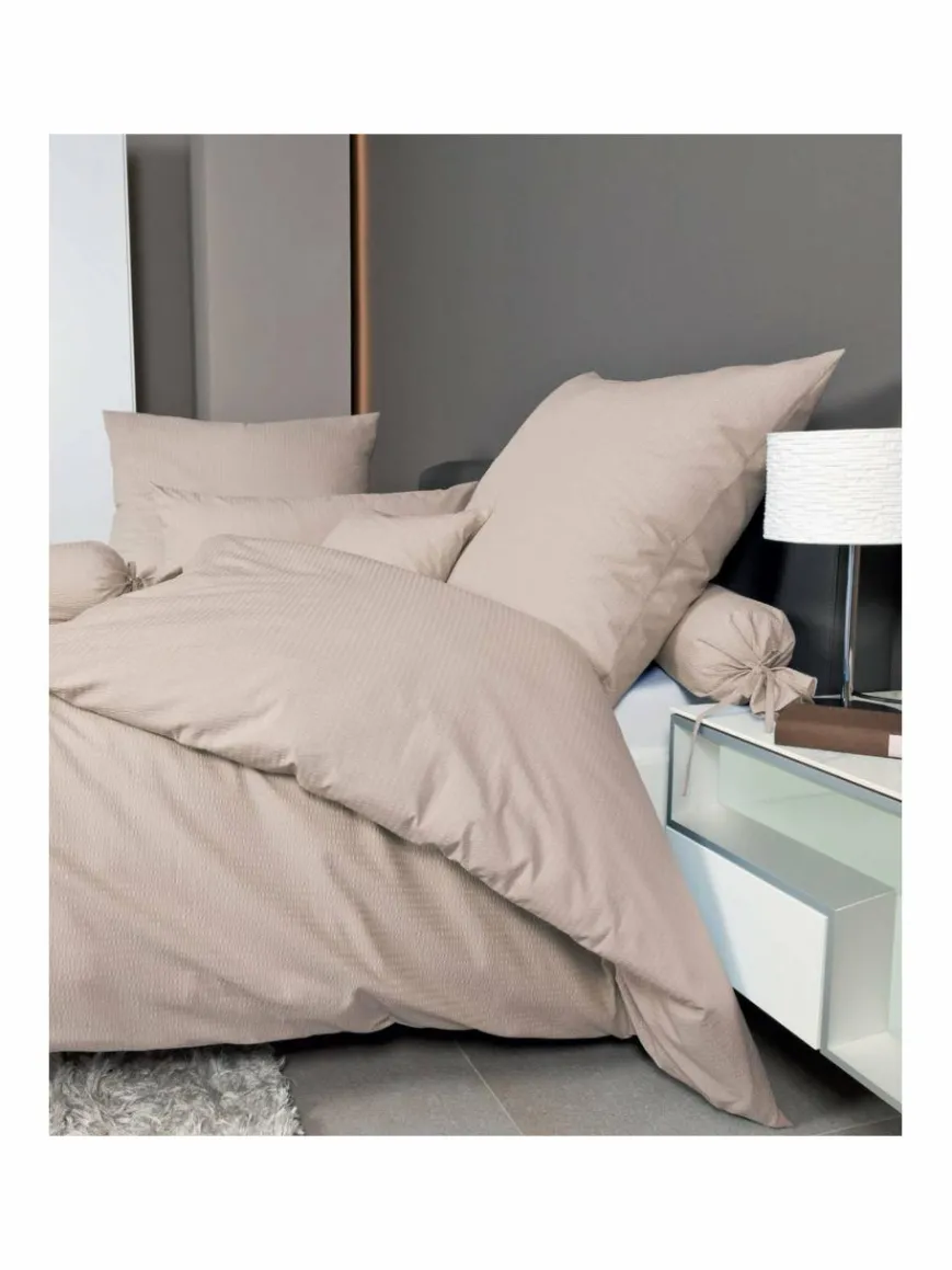 Janine Heimtextilien*Unisex Bettwäsche 1er Pack beige uni