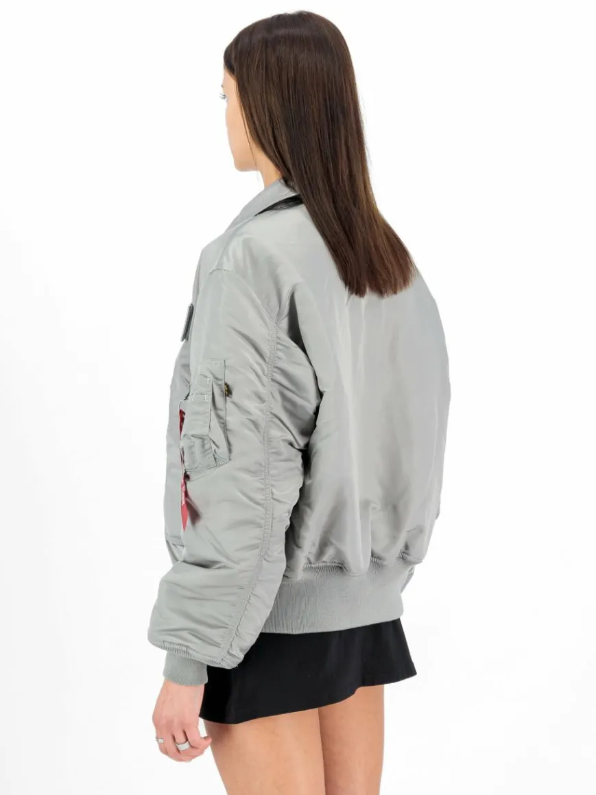 Alpha Industries Jacken & Westen*Unisex Bomberjacke silber uni