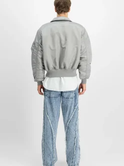 Alpha Industries Jacken & Westen*Unisex Bomberjacke silber uni