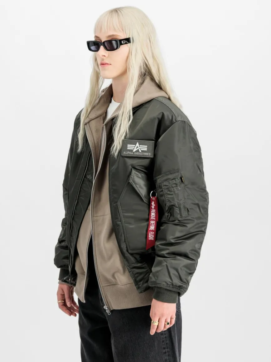 Alpha Industries Jacken & Westen*Unisex Bomberjacke grau uni