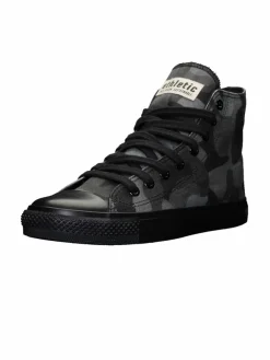Ethletic Sneaker*Unisex Canvas Sneaker schwarz gemustert