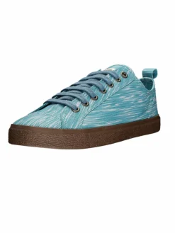 Ethletic Sneaker*Unisex Canvas Sneaker blau gestreift