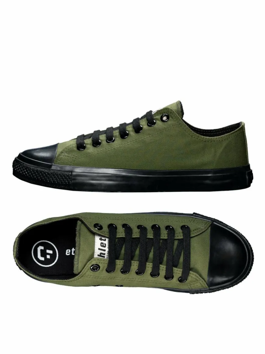 Ethletic Sneaker*Unisex Canvas Sneaker grün uni