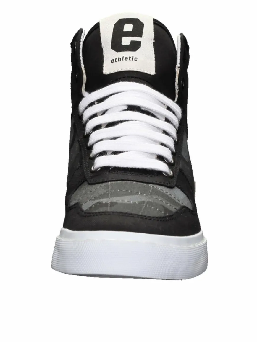 Ethletic Sneaker*Unisex Canvas Sneaker schwarz gemustert