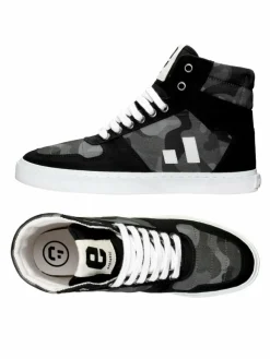 Ethletic Sneaker*Unisex Canvas Sneaker schwarz gemustert