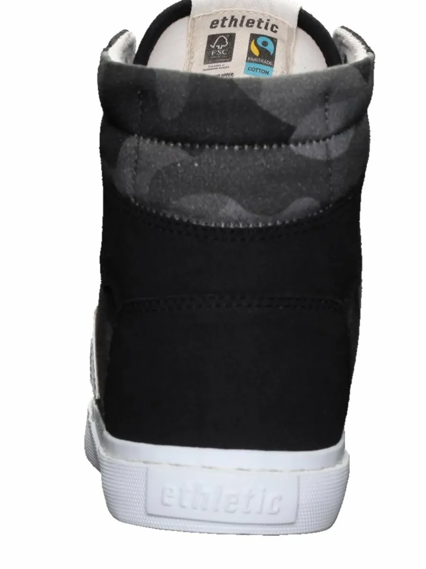 Ethletic Sneaker*Unisex Canvas Sneaker schwarz gemustert