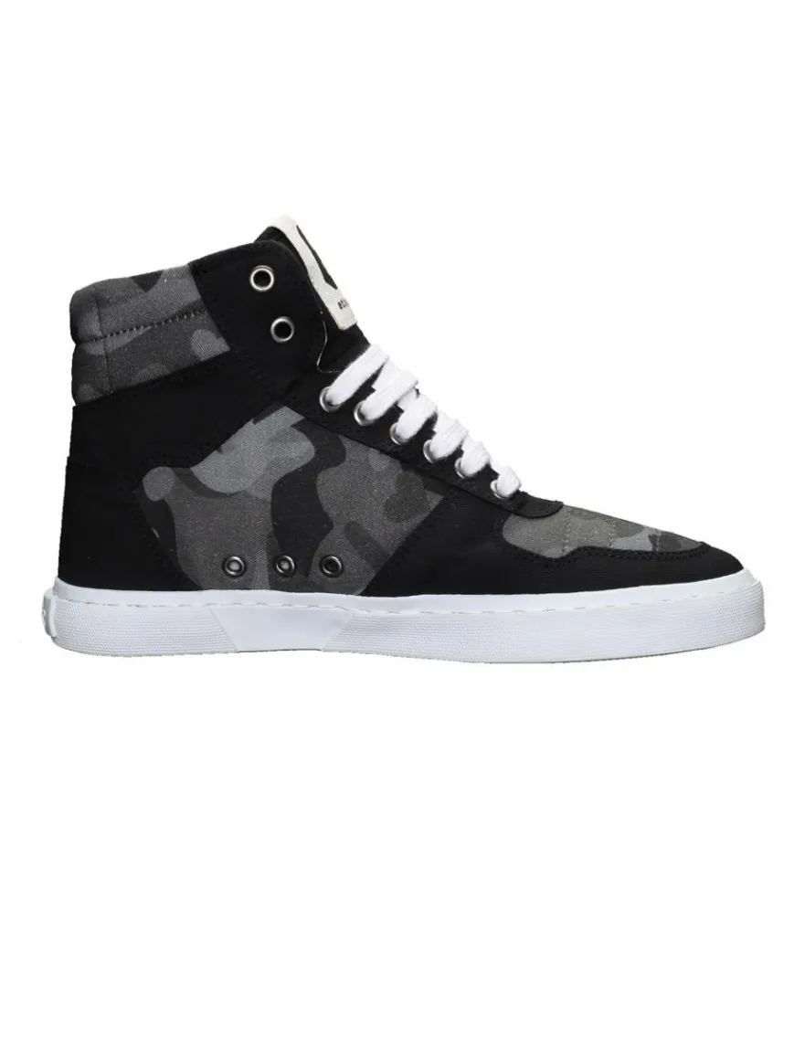 Ethletic Sneaker*Unisex Canvas Sneaker schwarz gemustert