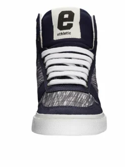 Ethletic Sneaker*Unisex Canvas Sneaker indigo gestreift
