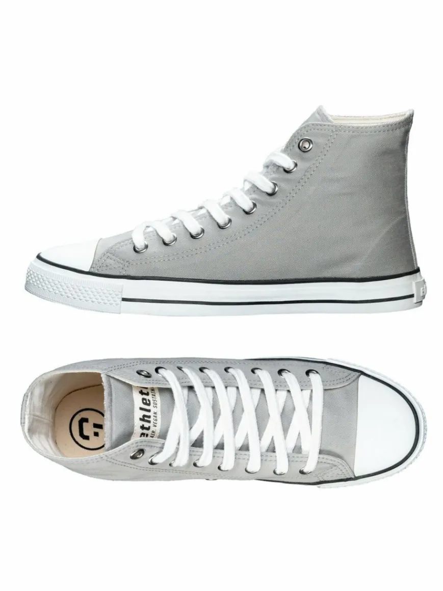 Ethletic Sneaker*Unisex Canvas Sneaker grau uni