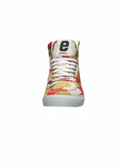 Ethletic Sneaker*Unisex Canvas Sneaker rot gemustert