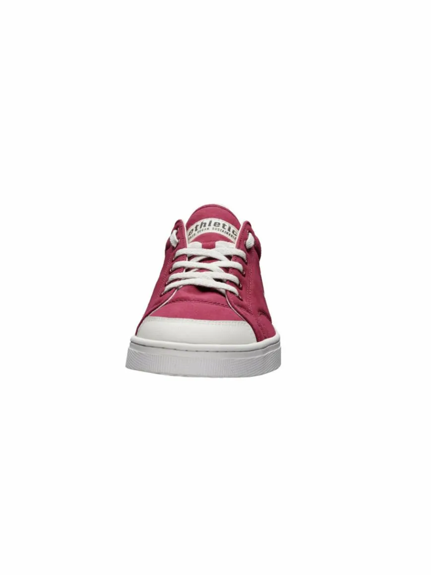 Ethletic Sneaker*Unisex Canvas Sneaker rot gemustert