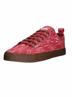 Ethletic Sneaker*Unisex Canvas Sneaker rot gestreift
