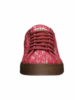 Ethletic Sneaker*Unisex Canvas Sneaker rot gestreift