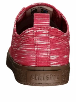Ethletic Sneaker*Unisex Canvas Sneaker rot gestreift