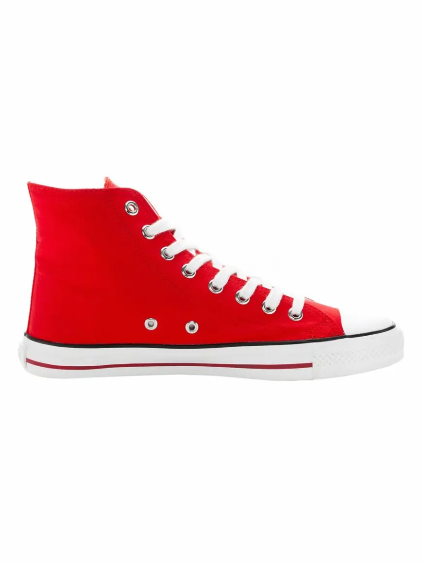 Ethletic Sneaker*Unisex Canvas Sneaker rot uni