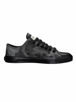 Ethletic Sneaker*Unisex Canvas Sneaker schwarz gemustert