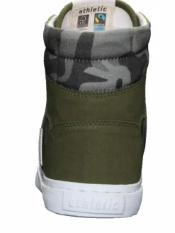 Ethletic Sneaker*Unisex Canvas Sneaker oliv gemustert
