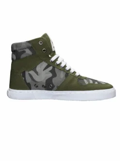 Ethletic Sneaker*Unisex Canvas Sneaker oliv gemustert