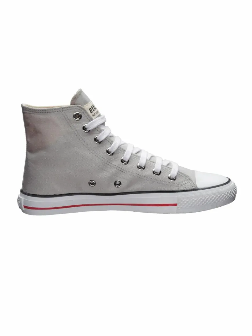 Ethletic Sneaker*Unisex Canvas Sneaker grau uni