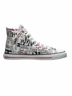 Ethletic Sneaker*Unisex Canvas Sneaker weiß gemustert