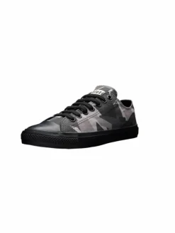 Ethletic Sneaker*Unisex Canvas Sneaker schwarz gemustert